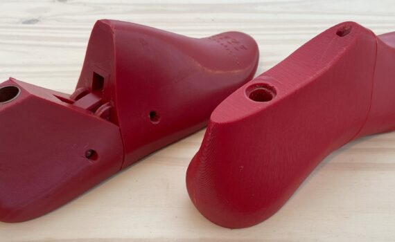 Ordering 3D Printed Shoe Last Manufacturing Alpha and Rail Joints