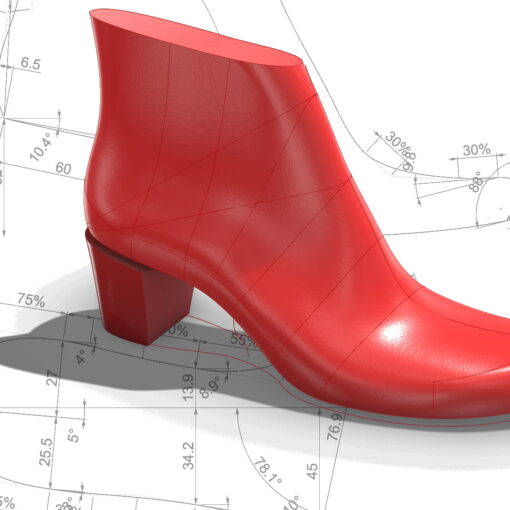 3DShoemaker shoe last and component design software