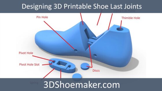 Designing 3D Printable Shoe Last Joints in 3DShoemaker for Rhino