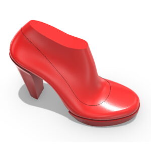 Womens High Shoe Last with Heel and Platform2