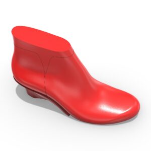 Womens Medium Heel Boot Shoe Last with Wedge5