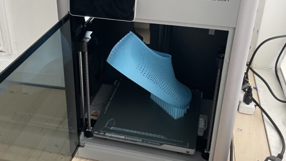 3D Printed Shoe with Sheet Sole