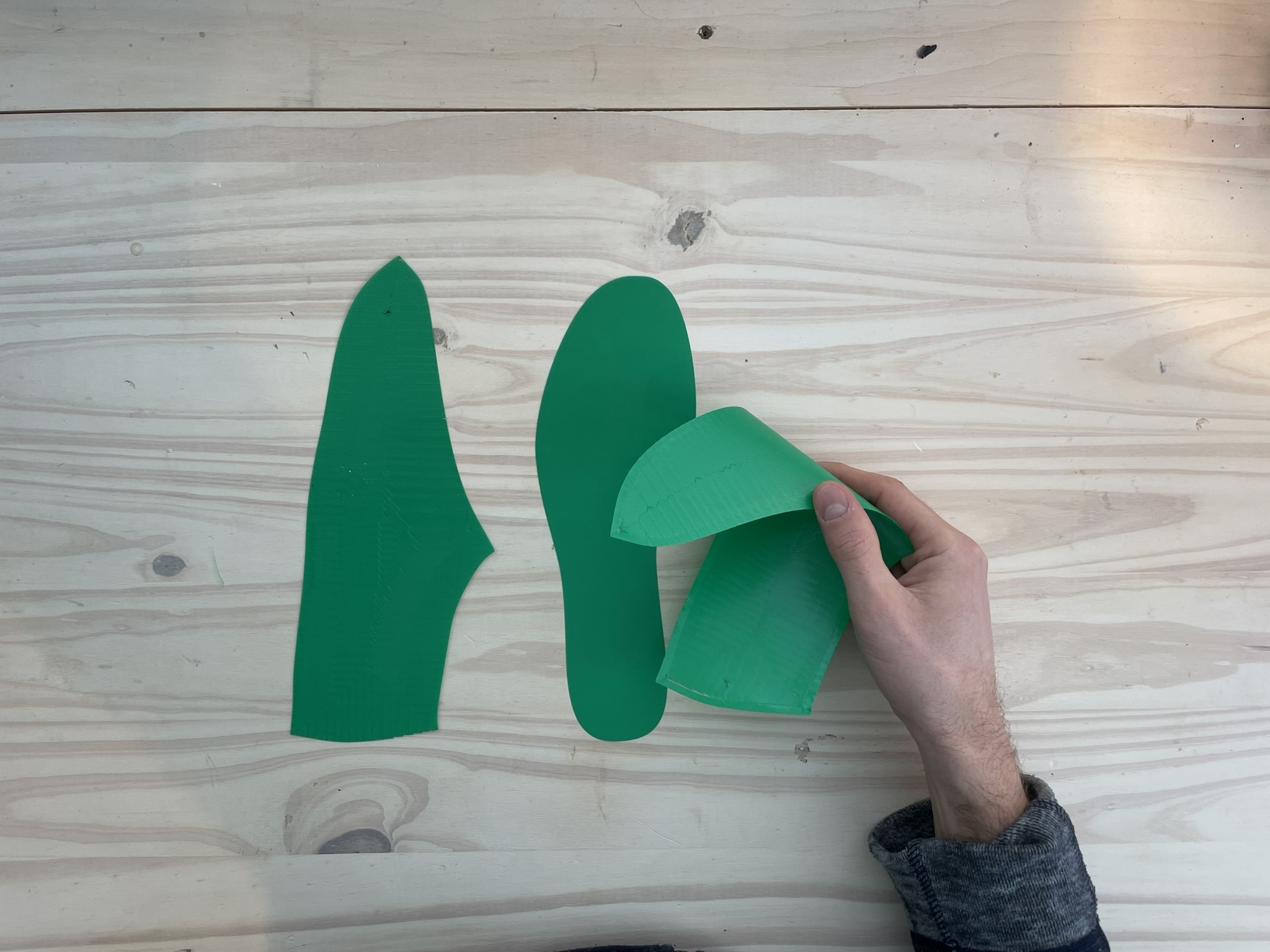 Flexible 3D Printed Shoemaking Pattersn