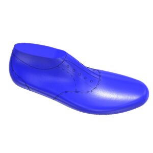 Oxford Shoe Last and Matching Components and Patterns Perspective