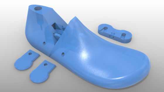 Updated Alpha Joint for 3D Printable Shoe Lasts