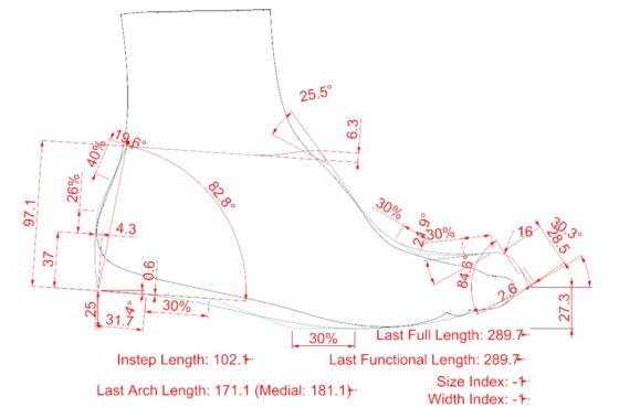 Parametric Design of 3D Printable Shoes and Shoe Lasts and Components for managin leg length descrepancies