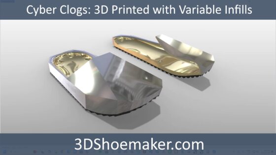 Cyber Clogs: 3D Printed with Variable Infills