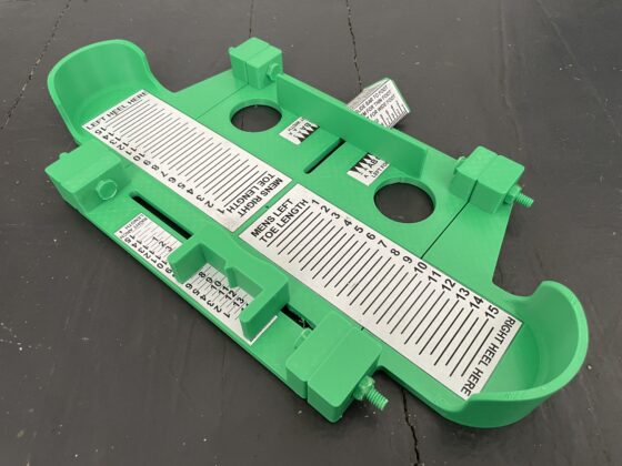 3D printed foot measuring Device similar to Brannock