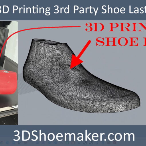3D Printing 3rd Party Shoe Lasts
