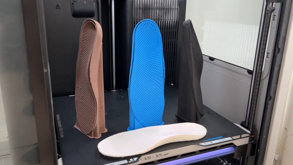 How to 3D Print Breathable Custom Shoe Insoles multiple colors