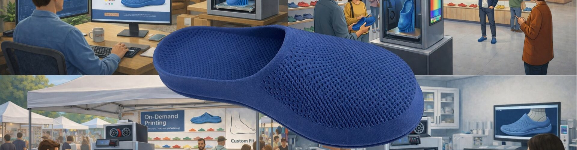 3D Printed Shoe Commercial Design Pack
