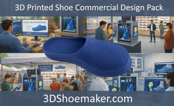 3D Printed Shoe Commercial Design Pack