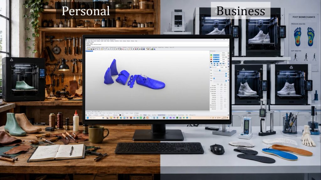 3DShoemaker Personal Edition VS Business Edition