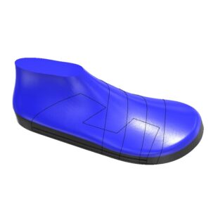 Footbed Sandal Shoe Last Perspective
