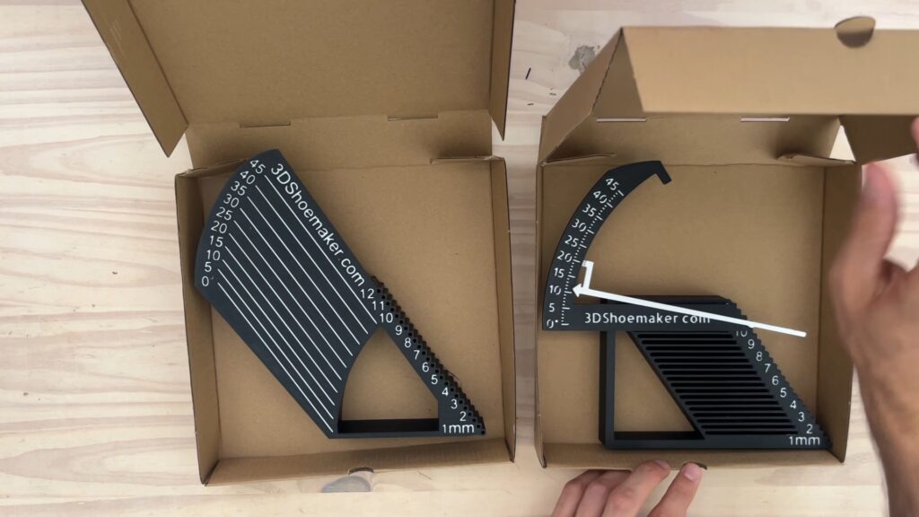Shoe Last Wedge Angle and Heel Height Gauge Physical 3D Prints for Sale